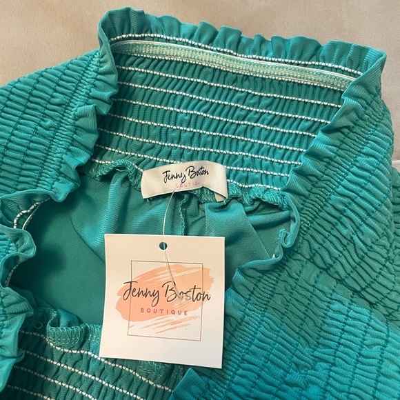 Green palazzo pants - Picture 3 of 4